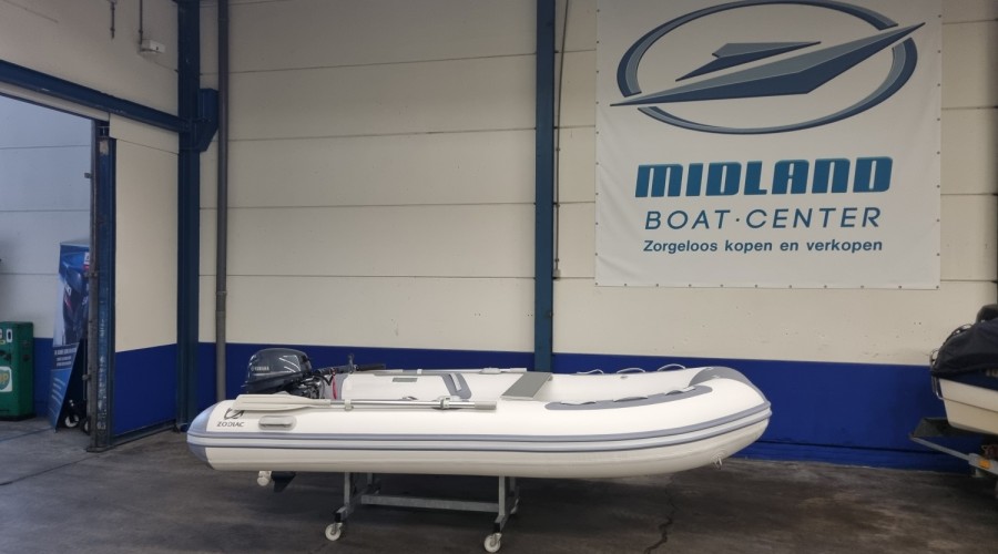 Nieuwe Zodiac Cadet 350 Alu met nieuwe Yamaha F9.9JMHS