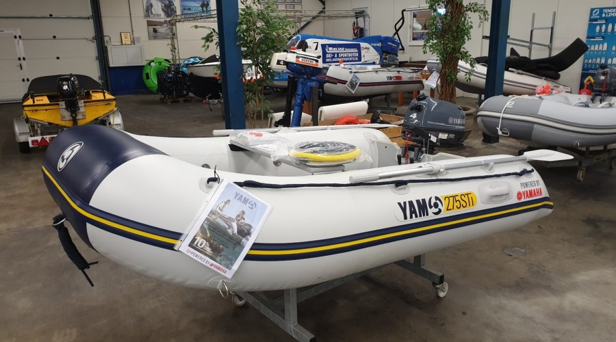 Nieuwe Yam 275STi met nieuwe Yamaha F4 en gratis slot!