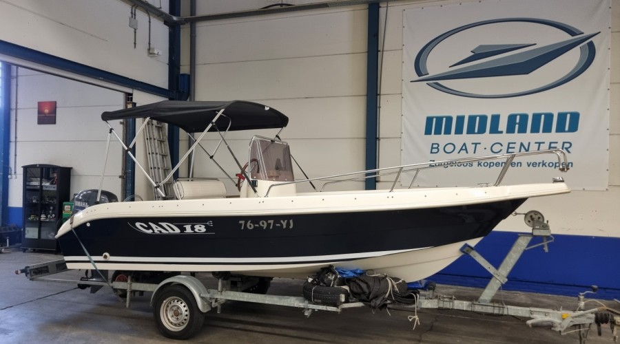 CAD 18 Open met Yamaha F60EFI en trailer